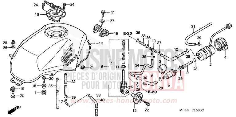 KRAFTSTOFFTANK von Deauville ELEGANT BEIGE METALLIC (YR217) von 1999
