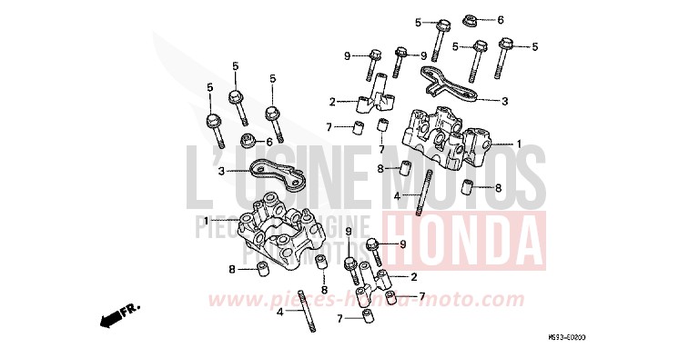 NOCKENWELLENHALTER von NTV SCHWARZ (NH1) von 1993