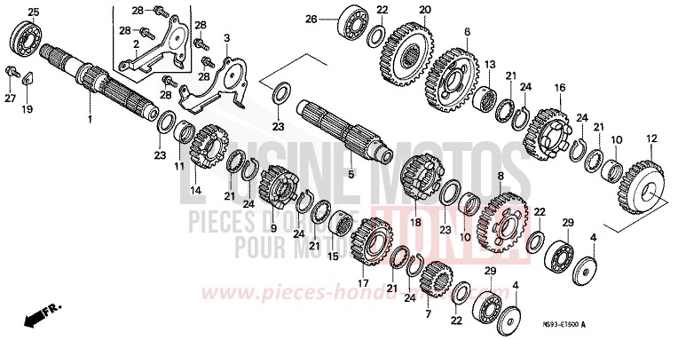GETRIEBE von NTV SCHWARZ (NH1) von 1993