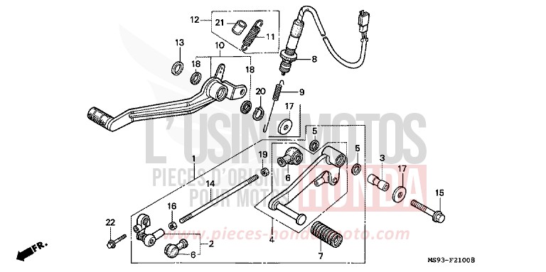 PEDAL von NTV SCHWARZ (NH1) von 1993
