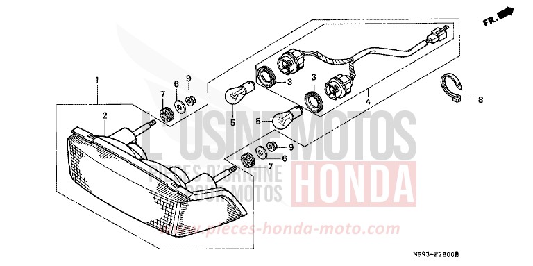 HECKLEUCHTE von NTV SCHWARZ (NH1) von 1993
