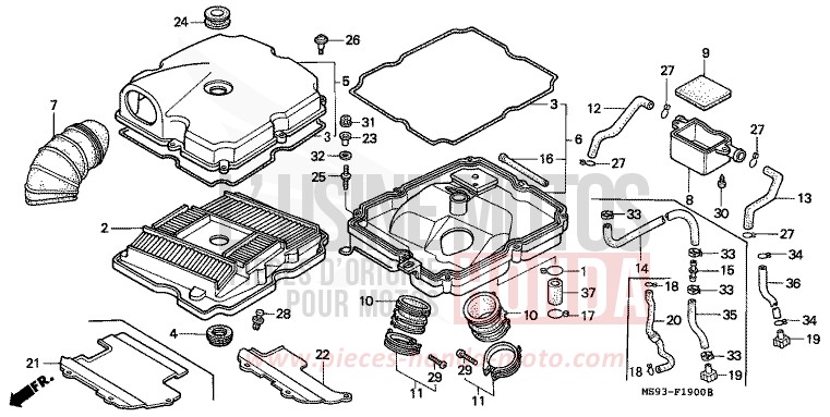 LUFTFILTER von NTV MONZA RED (R110) von 1993