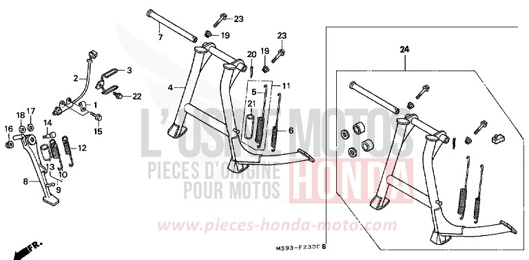 STAENDER von NTV MONZA RED (R110) von 1993