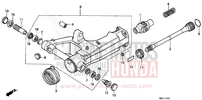 SCHWINGE von NTV MONZA RED (R110) von 1993