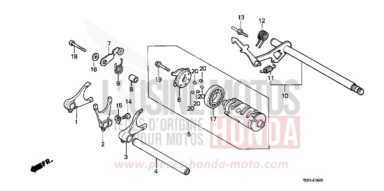 SCHALTTROMMEL von NTV TOSCANA GREEN (G130) von 1993