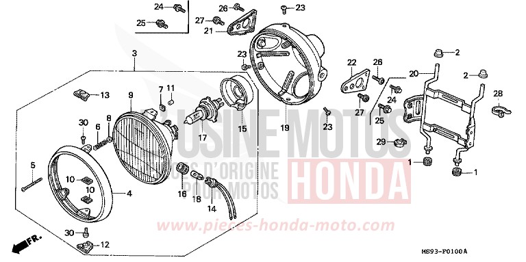 SCHEINWERFER von NTV TOSCANA GREEN (G130) von 1993