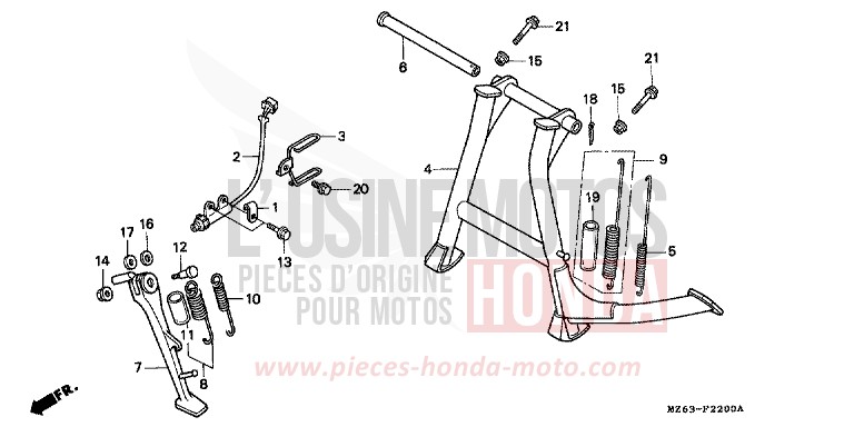 STAENDER von NTV MONZA RED (R110) von 1995