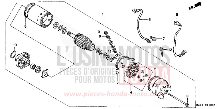 ANLASSER von NTV PEARL ATLANTIS BLUE (B142) von 1995