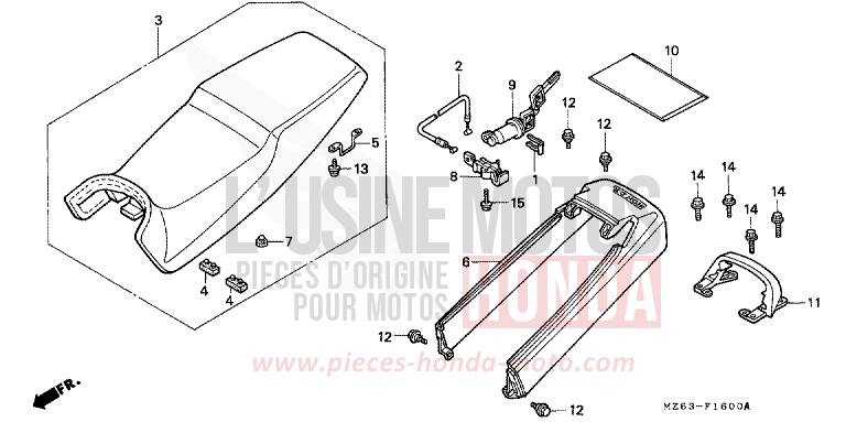 SITZ/WINDLAUF, HINTEN von NTV PEARL ATLANTIS BLUE (B142) von 1996