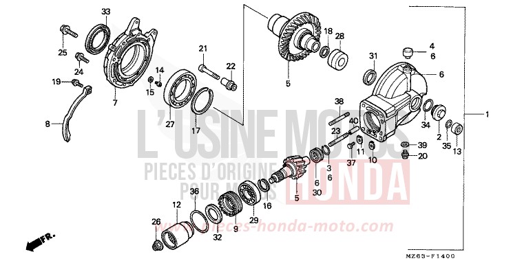 ANTRIEBSZAHNRAD von NTV MAGNA RED (R201) von 1997
