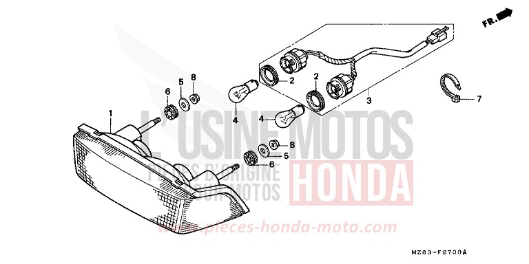 HECKLEUCHTE von NTV MAGNA RED (R201) von 1997