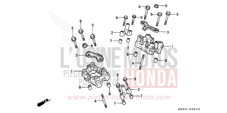 NOCKENWELLENHALTER von NTV PEARL ATLANTIS BLUE (B142) von 1997
