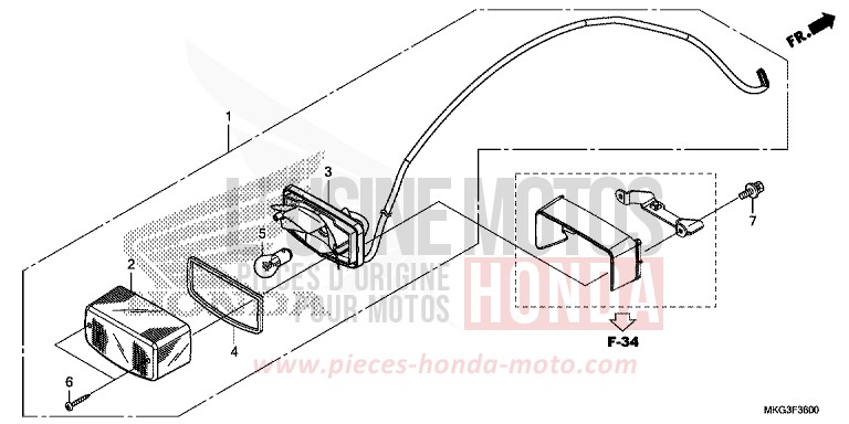 HECKLEUCHTE von Rebell GRAPHITE BLACK (NHB01) von 2019