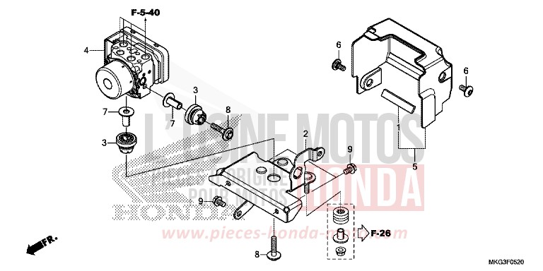 ABS-MODULATOR von Rebell MAT AXIS GRAY METALLIC (NH303) von 2019