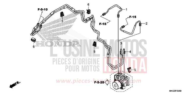 BREMSLEITUNG von Rebell MILLENNIUM RED (R263) von 2019