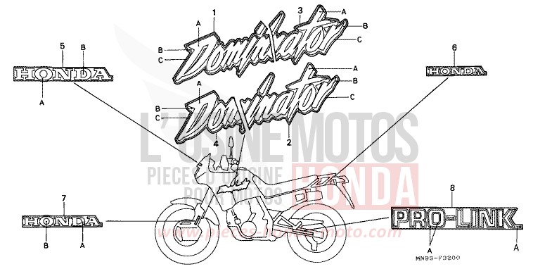STREIFEN/MARKE von Dominator SHASTA WHITE (NH138) von 1988