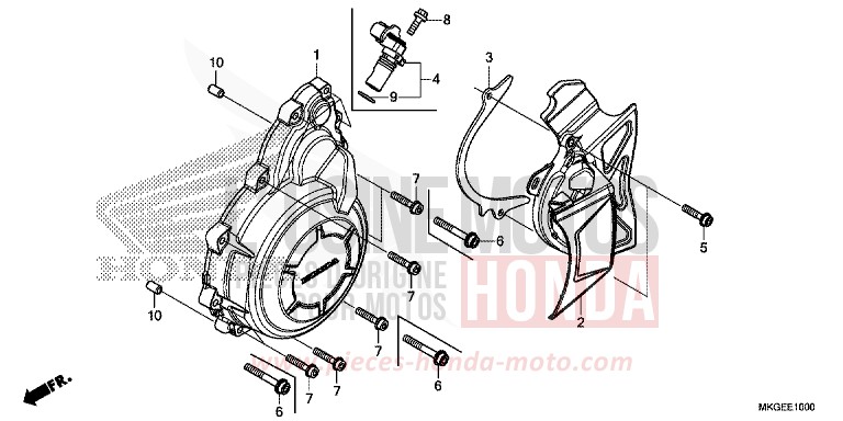 WECHSELSTROM-GENERATORABDECKUNG von Rebell GRAPHITE BLACK (NHB01) von 2020