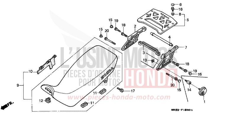 SITZ von Dominator YR158 (YR158) von 1991