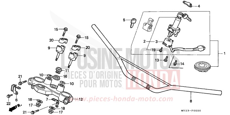 ROHRGRIFF/OBERE BRUECKE von Dominator ROSS WHITE (NH196H) von 1992