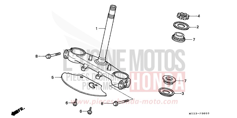LENKSCHAFT von Dominator CHECKER BLACK METALLIC (NH217K) von 1993