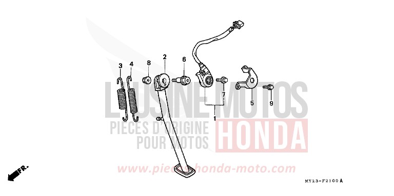 STAENDER von Dominator ROSS WHITE (NH196E) von 1993