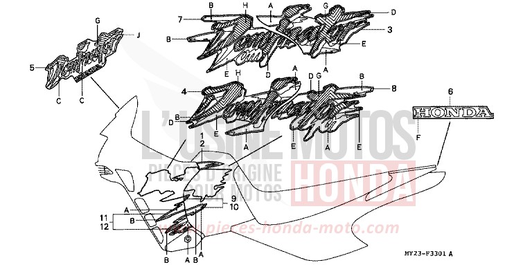 MARKE (NX500P/R/650P/R) von Dominator ROSS WHITE (NH196H) von 1994