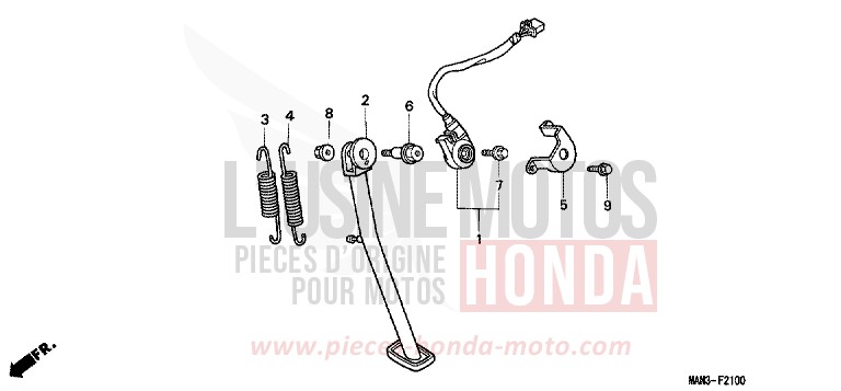 STAENDER von Dominator MAGNA RED (R201E) von 1995