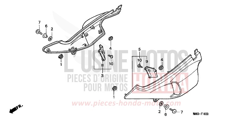 SEITENABDECKUNG (1) von Dominator REAL WHITE (NH250H) von 1995