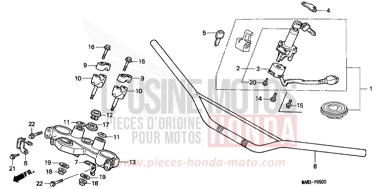 ROHRGRIFF/OBERE BRUECKE von Dominator BLACK (NH1E) von 1997