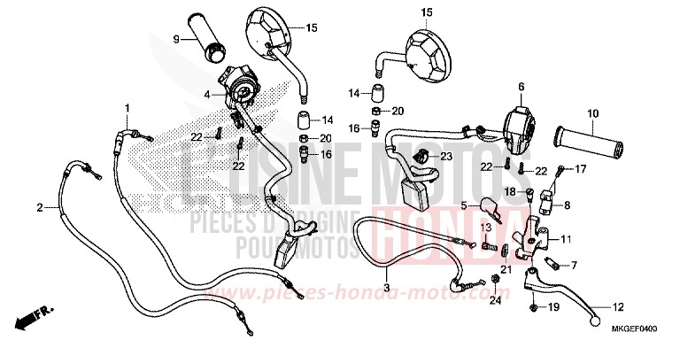 HEBELGRIFF/SCHALTER/KABEL/SPIEGEL von Rebell MAT JEANS BLUE MATALLIC (PB417) von 2020