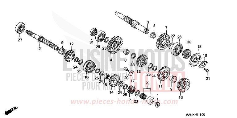 GETRIEBE von Dominator SCHWARZ (NH1) von 1999