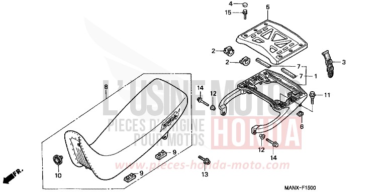 SITZ von Dominator SCHWARZ (NH1) von 1999