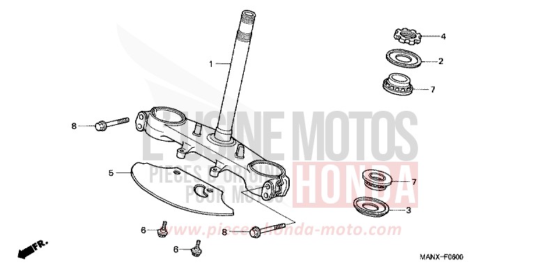 LENKSCHAFT von Dominator GRANADA BLUE METALLIC (B152E) von 1999