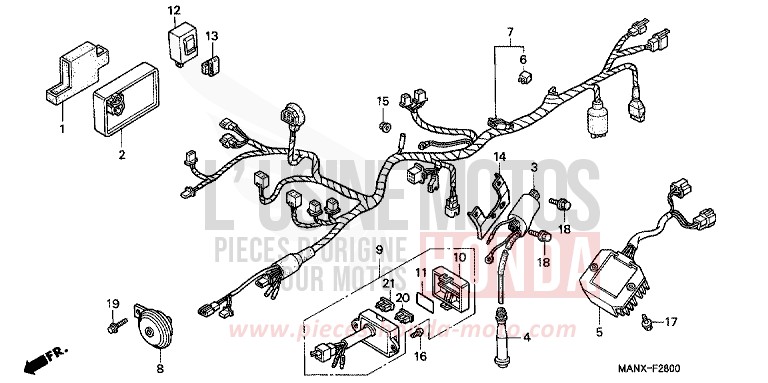 KABELBAUM/ ZUENDSPULE von Dominator GRANADA BLUE METALLIC (B152E) von 1999