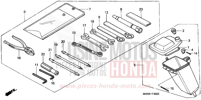 WERKZEUGE/WERKZEUGKASTEN von Dominator GRANADA BLUE METALLIC (B152E) von 1999