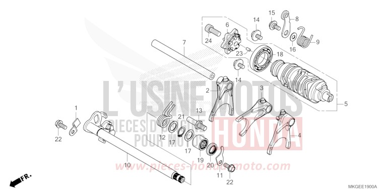 SCHALTTROMMEL von Rebell MAT AXIS GRAY METALLIC (NH303) von 2022