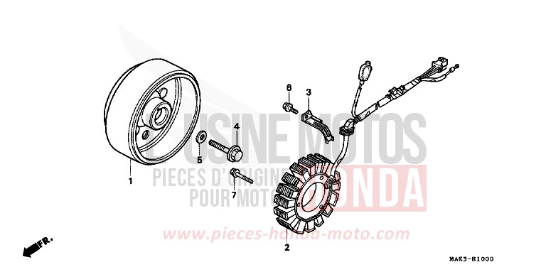 GENERATOR von SLR SPARKLING RED (R127) von 1997