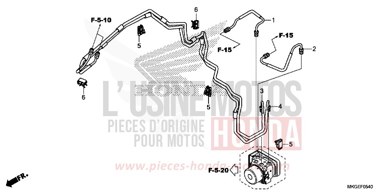 BREMSLEITUNG von Rebell MAT JEANS BLUE MATALLIC (PB417) von 2022