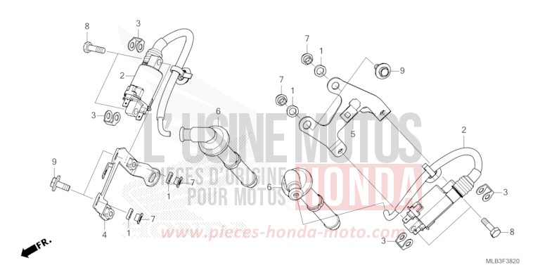 ZUENDSPULE von CB750A GRAPHITE BLACK (NHB01) von 2023