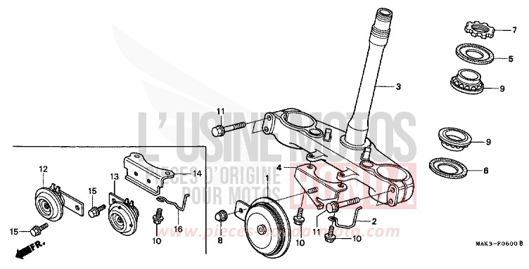 LENKSCHAFT von SLR BEAK YELLOW (Y132) von 1998