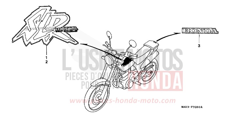 MARKE (1) von SLR BEAK YELLOW (Y132) von 1998