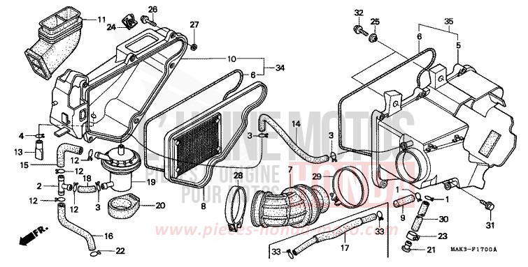 LUFTFILTER von SLR CORSA GREEN (G163) von 1998