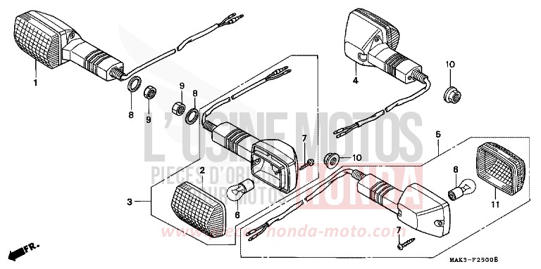 BLINKER von SLR CORSA GREEN (G163) von 1998