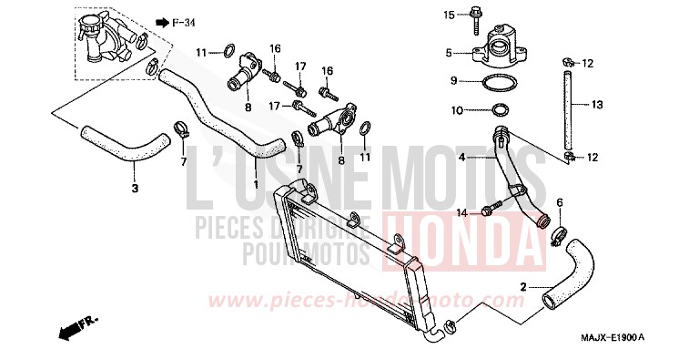 WASSERROHR von Pan-European MIDDY BLUE METTALIC (B162) von 2000