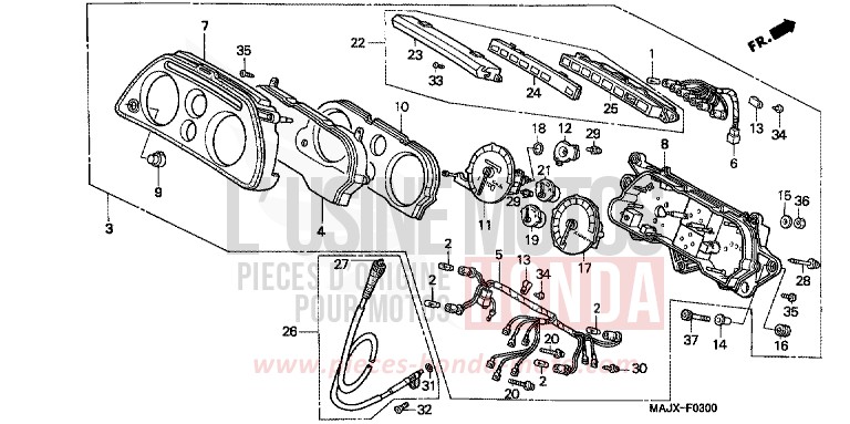 MESSGERAET (ST1100) von Pan-European MIDDY BLUE METTALIC (B162) von 2000