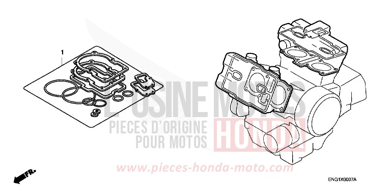 DICHTUNG SATZ A von VFR800F ITALIAN RED (R157) von 1999