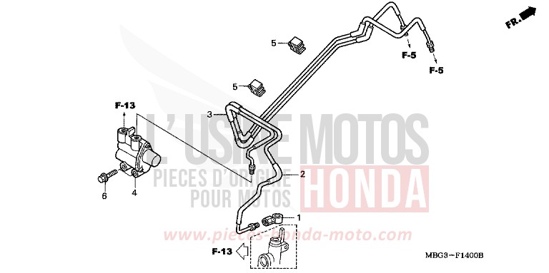 DOSIERUNGSSTEUERUNG VENTIL von VFR800F ITALIAN RED (R157) von 1999