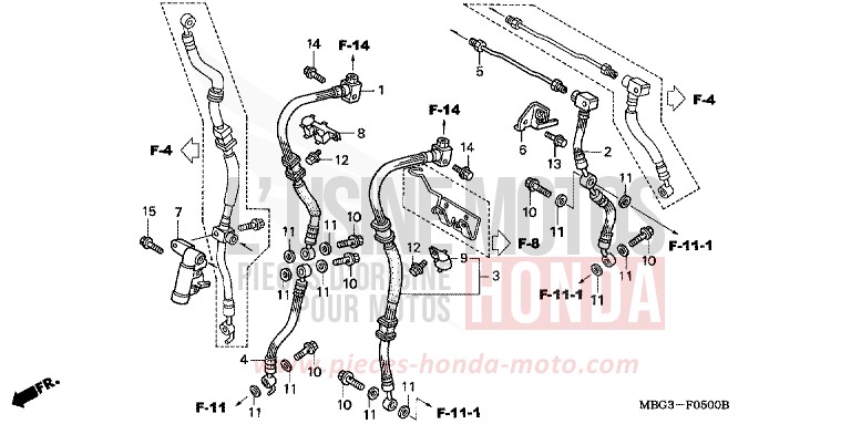 VERZOEGERUNGSVENTIL von VFR800F PEARL SHINING YELLOW (Y124) von 1999