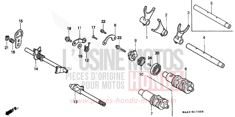 SCHALTTROMMEL von Shadow SCHWARZ (NH1G) von 1998