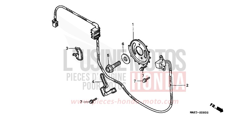 IMPULSGEBER von Shadow REARL SEDONA RED (R223) von 1999